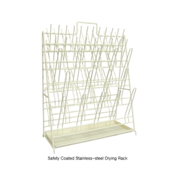 Safety PVC Coated Steel Drying Rack, ٰ
